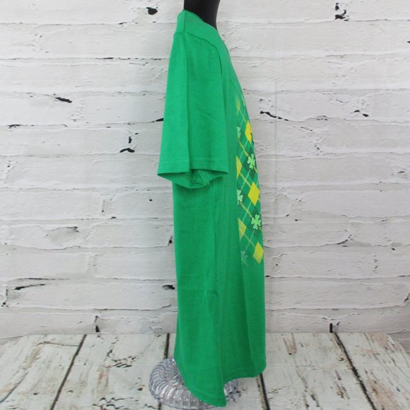 Crazy Dog St. Patrick's Day Novelty T-Shirt - Picture 2 of 5